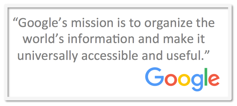 google mission statement